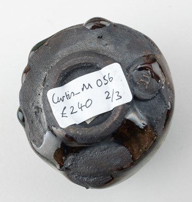 Lot 400 - MARGARET CURTIS (born 1955); a stoneware sake...