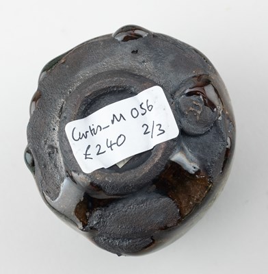Lot 400 - MARGARET CURTIS (born 1955); a stoneware sake...