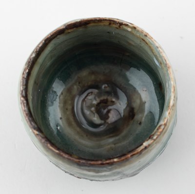 Lot 400 - MARGARET CURTIS (born 1955); a stoneware sake...
