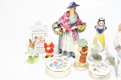 Lot 579 - ROYAL DOULTON; three figures of ‘Rosemary Sue’...