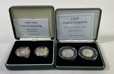 Lot 530 - ROYAL MINT; a 1997-1998 United Kingdom Silver...