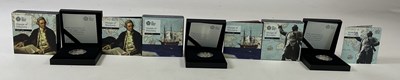 Lot 501 - ROYAL MINT; three Captain James Cook's Voyage...