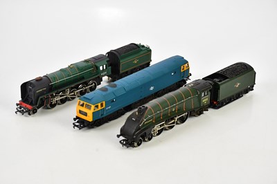 Lot 343 - HORNBY; three boxed locomotives including BR...