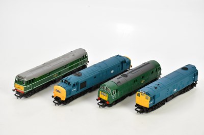 Lot 344 - HORNBY; four boxed diesel electric locomotives...