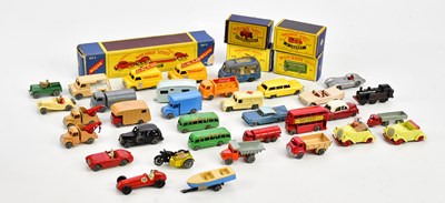 Lot 190 - MATCHBOX; a collection of model cars to...