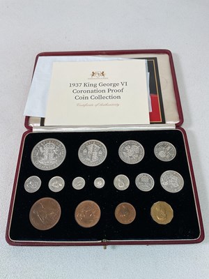 Lot 479 - A 1937 King George VI Coronation Proof Coin...