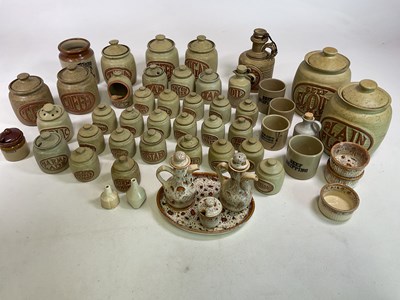 Lot 299 - TREMAR POTTERY; a large quantity of vintage...