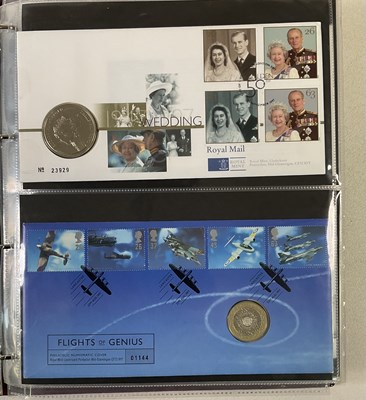 Lot 502 - ROYAL MINT; two albums containing fifty-one...