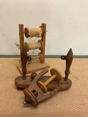 Lot 232 - A collection of doll's furniture including a...