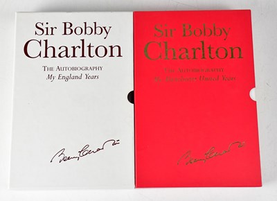 Lot 384 - SIR BOBBY CHARLTON; The Autobiography in two...