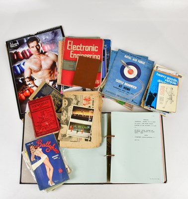 Lot 623 - A large collection of ephemera, mainly...