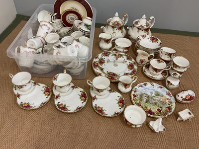 Lot 290 - ROYAL ALBERT; a collection of 'Old Country...