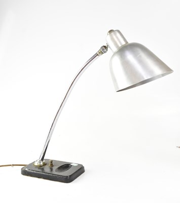 Lot 121 - A vintage table-top inspection lamp with cast...