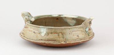 Lot 632 - TAKESHI YASUDA (born 1943); a stoneware twin...