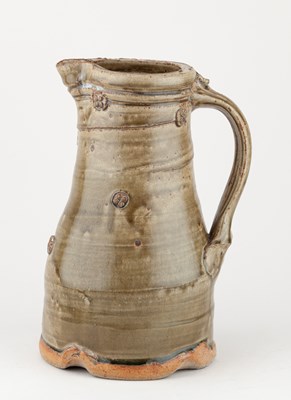 Lot 629 - TAKESHI YASUDA (born 1943); a stoneware jug...