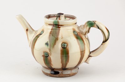 Lot 631 - TAKESHI YASUDA (born 1943); a stoneware teapot...