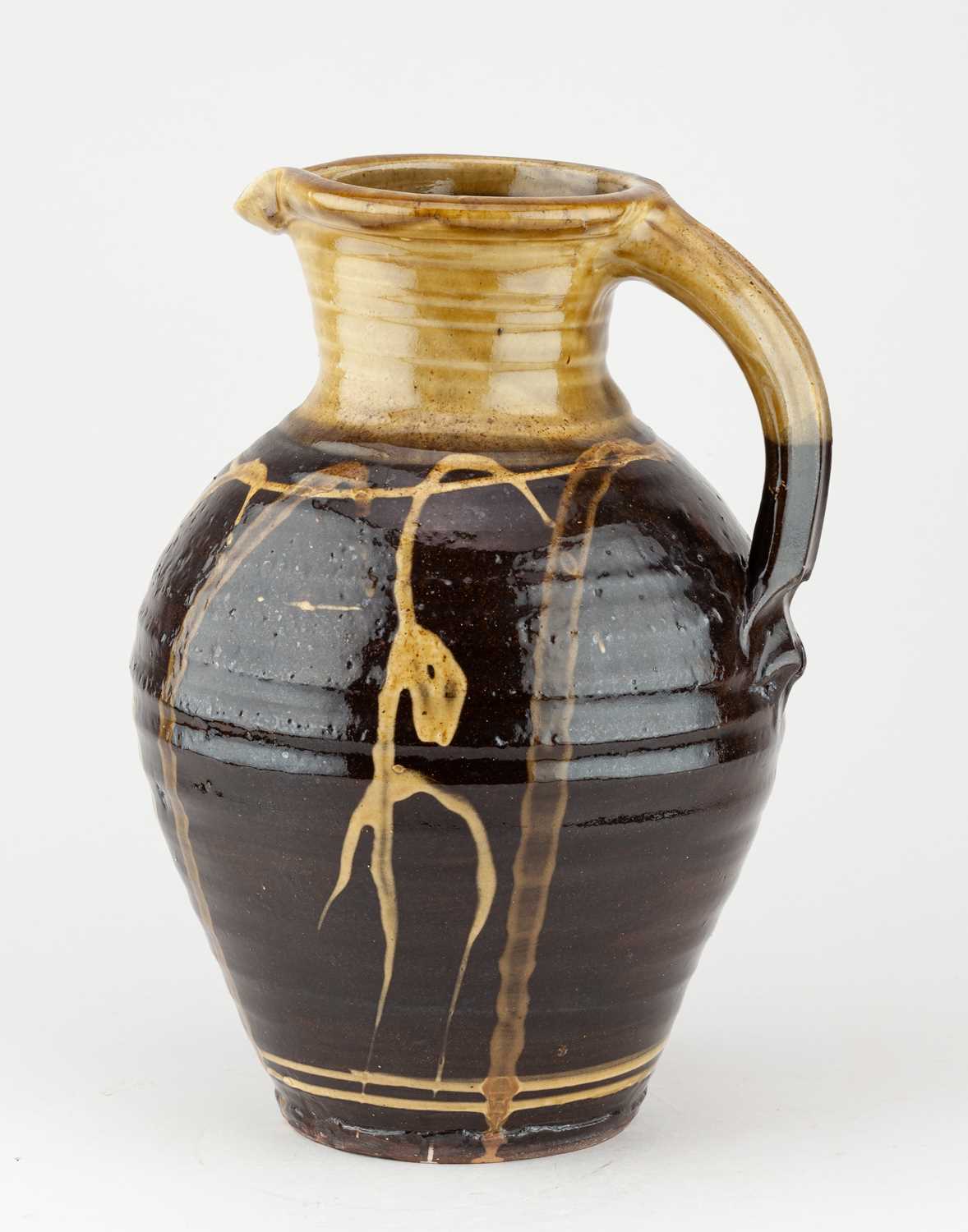Lot 242 - CLIVE BOWEN (born 1943); a bellied slipware...
