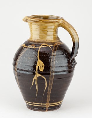 Lot 242 - CLIVE BOWEN (born 1943); a bellied slipware...