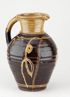 Lot 242 - CLIVE BOWEN (born 1943); a bellied slipware...