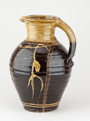Lot 242 - CLIVE BOWEN (born 1943); a bellied slipware...