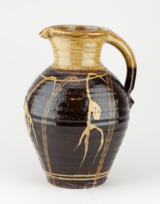 Lot 242 - CLIVE BOWEN (born 1943); a bellied slipware...