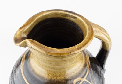 Lot 242 - CLIVE BOWEN (born 1943); a bellied slipware...