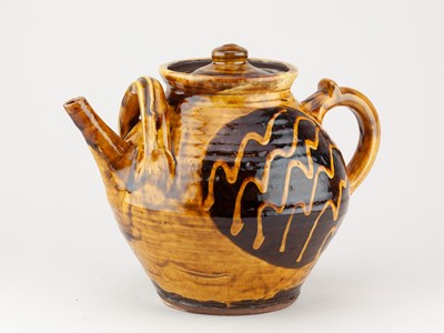 Lot 103 - CLIVE BOWEN (born 1943); a large slipware...