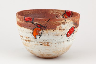 Lot 543 - ROBIN WELCH (1936-2019); a stoneware bowl...