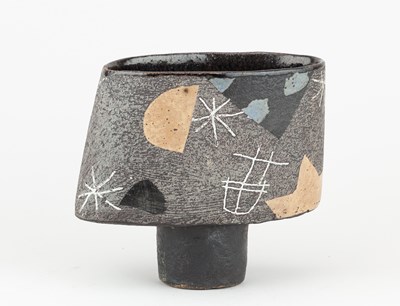 Lot 325 - JOHN MALTBY (1936-2020); a small stoneware...