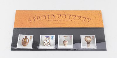 Lot 735 - 'Studio Pottery', a presentation pack of four...