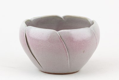 Lot 91 - CHARLES VYSE (1882-1971); a stoneware lotus...