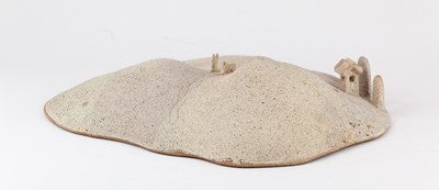 Lot 218 - IAN GODFREY (1942-1992); a stoneware sculpture...