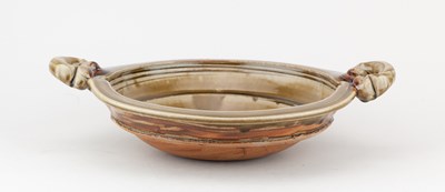 Lot 633 - TAKESHI YASUDA (born 1943); a stoneware twin...