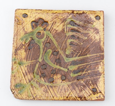 Lot 107 - CLIVE BOWEN (born 1943); a slipware jug,...