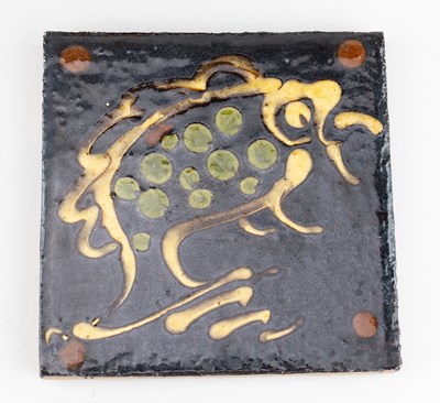 Lot 107 - CLIVE BOWEN (born 1943); a slipware jug,...