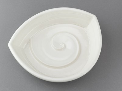Lot 368 - JULIAN STAIR (born 1955); a porcelain dish...