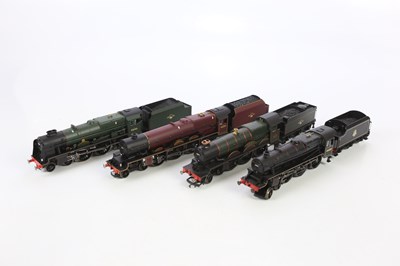 Lot 318 - HORNBY; a group of four OO gauge locomotives...