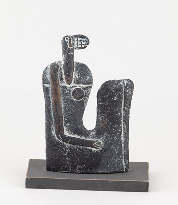 Lot 332 - JOHN MALTBY (1936-2020); a stoneware sculpture...