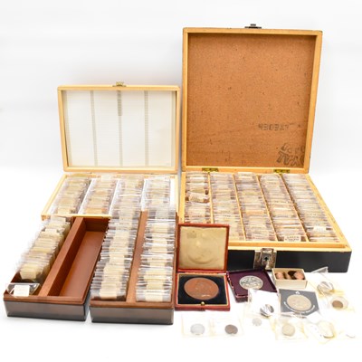 Lot 756 - A collection of British and World coins, the...