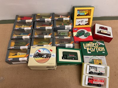 Lot 226 - CORGI; a group of boxed vehicles; mainly...