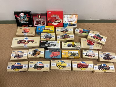 Lot 193 - CORGI; a collection of boxed model vehicles,...