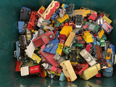 Lot 231 - A large quantity of playworn diecast toys to...