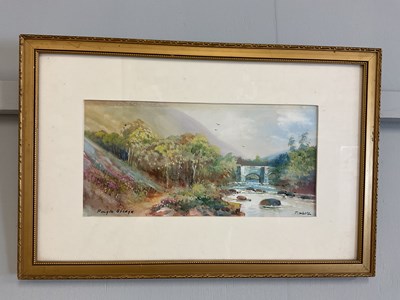 Lot 450 - T WESTON; two watercolour and gouache, views...