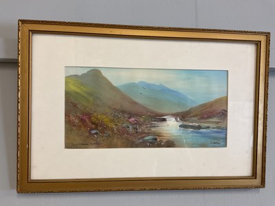 Lot 450 - T WESTON; two watercolour and gouache, views...