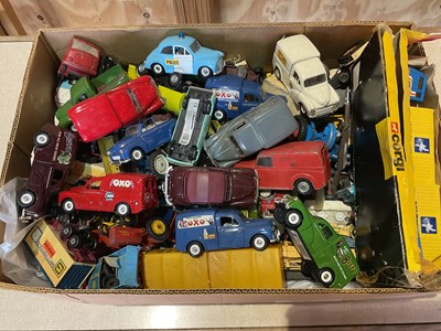 Lot 194 - A quantity of playworn and repainted diecast...