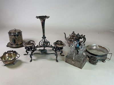 Lot 454 - An impressive silver plated centrepiece...