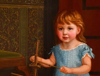 Lot 757 - C J DURHAM; oil on canvas, 'The Wreckers',...