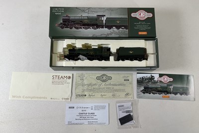 Lot 169 - HORNBY; a BR 4-6-0 'Swindon Castle Class',...