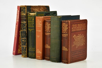 Lot 596 - A collection of five books on birds, to...