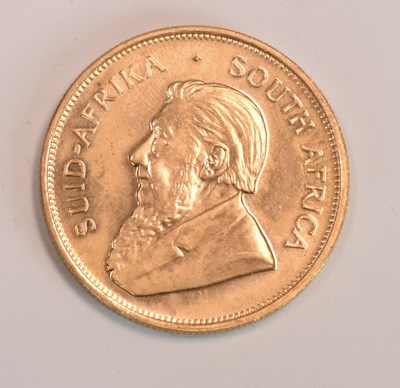 Lot 469 - A krugerrand, 1oz fine gold, 1980.